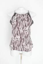regata gris feminina estampada 