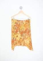 saia marisa feminina estampada com cós com elástico e forro