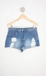 shorts forever 21 feminino azul