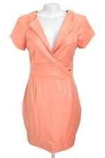 vestido flor linda feminino rosa com pregas