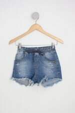 shorts jeans feminino azul