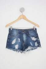shorts jeans feminino azul