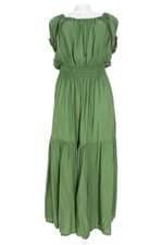 vestido longo inventando moda feminino verde