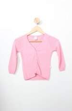Cardigã Infantil rosa zapping
