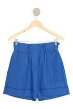 shorts feminino santa frida azul