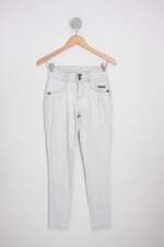 calça de sarja feminina off white 