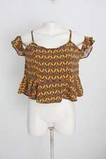blusa malwee feminina estampada com babado