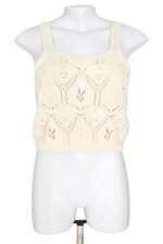 cropped Renner tricô feminino bege