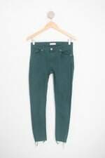 calça de sarja zara feminina verde