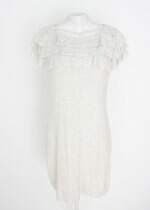 vestido lume feminino branco com babado