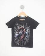 camiseta marvel kids preta