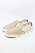 slip on zara masculino bege com recortes