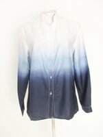 camisa feminina bicolor