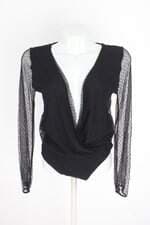 body renner feminino preto com forro