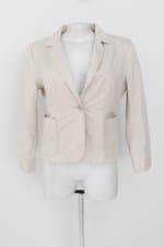 blazer renner feminino bege