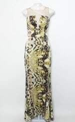 Vestido Longo Animal Print Bo.Bô