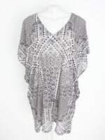 vestido feminino branco tribal