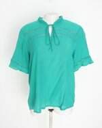 blusa feminina verde