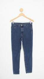 calça slim calzedonia feminina azul