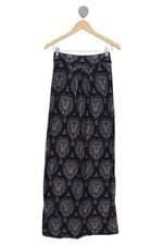 Saia longa Antix azul estampada