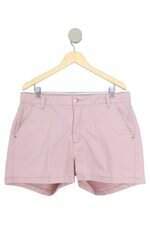shorts de sarja cambos feminino rosa