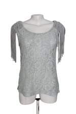 Blusa Maria Filó feminina rendada verde