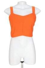 cropped bem me quer feminino laranja