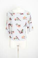 blusa a|k casual feminina estampada 