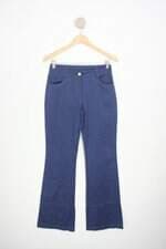 calça de tecido lucy in the sky feminina azul