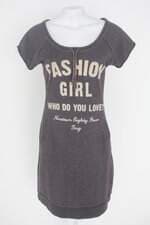 vestido tng feminino cinza com silk