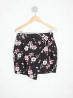 saia renner feminina estampada com aplique