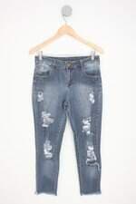 calça jeans feminina azul