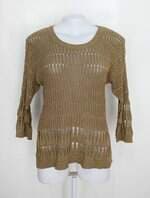 Suéter manooch feminino dourado