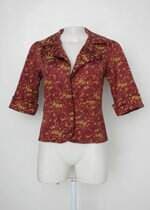 Casaco girraz feminino estampado