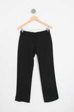 calça de tecido feminina preta