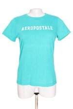 camiseta Aéropostale feminina verde com silk