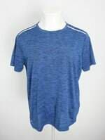 camiseta esportiva renner masculina azul estampada com Silk