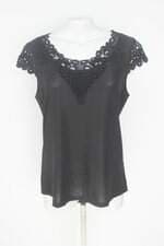 blusa feminina preta com bordado