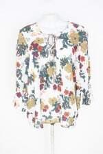 blusa manga longa  yessica feminina estampada com barra mullet