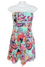 vestido enfim feminino estampado