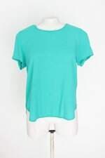 blusa hering feminina verde com barra mullet