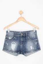 shorts jeans feminino azul
