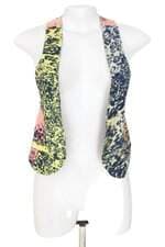 colete checklist feminino estampado 