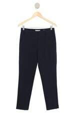 Calça Alfaiataria Luigi Bertolli feminina azul marinho