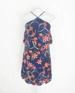 vestido melove feminino estampado com forro