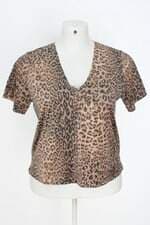blusa Shoulder feminina estampada