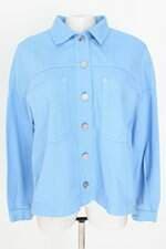 jaqueta sarja souq feminina azul