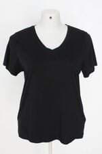 camiseta básica Uniqlo feminino preto