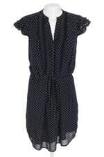 Vestido Curto Preto com Poás H&M