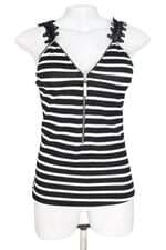 blusa Lança Perfume feminina listrada com aplique